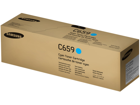 Samsung SU095A (CLT-C659S) Toner, 20,000 Page-Yield, Cyan