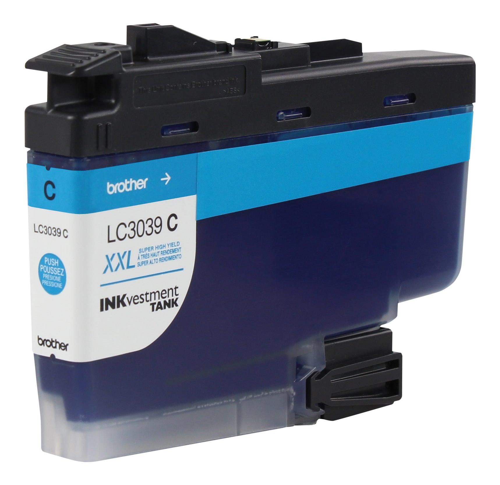 Brother Cyan Inkvestment Ink Cartridge, Ultra High Yield (LC3039CS)