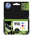 3YN97AN#140 HP #910 CMY Original Ink Combo 3Pack