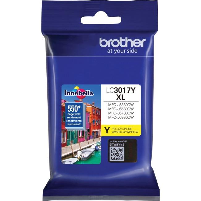 Brother LC3017 High-Yield Yellow Ink Cartridge