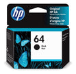 HP 64 Black Original Ink Cartridge (N9J90AN#140)