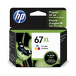HP 67XL Tri-Colour Original Ink Cartridge (3YM58AN#140)