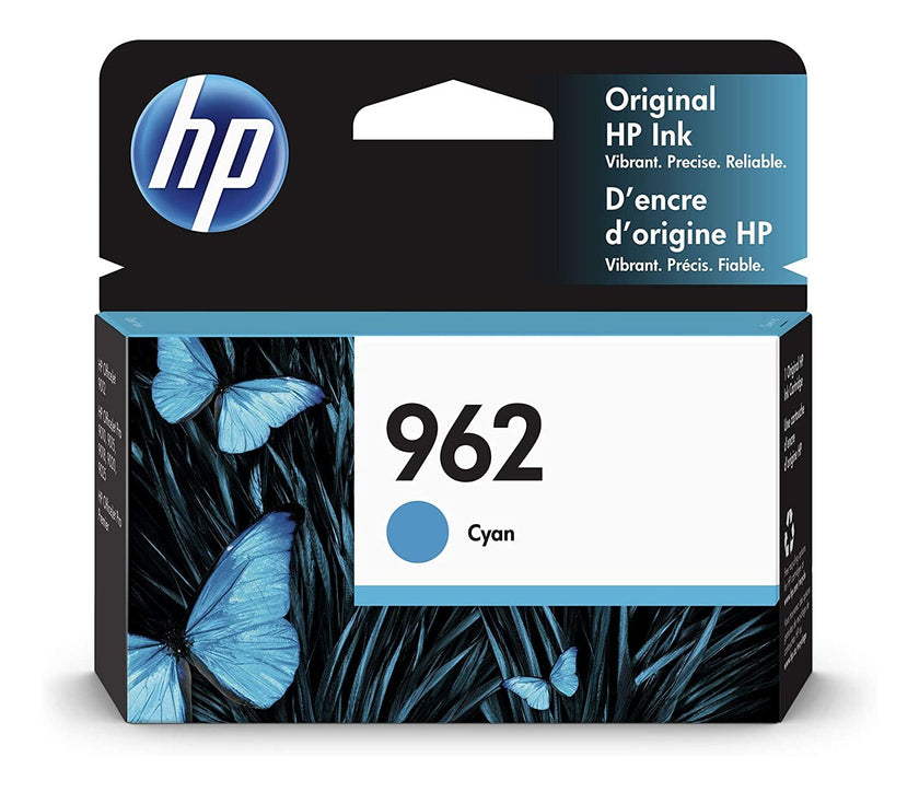 3HZ96AN#140 HP #962 CYAN ORIGINAL INK CARTRIDGE