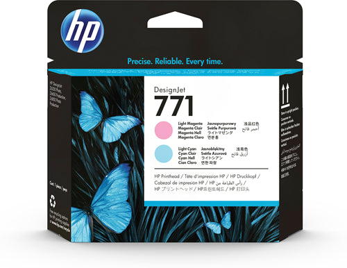 CE019A HP #771 LIGHT MAGENTA AND LIGHT CYAN DESIGNJET PRINTH