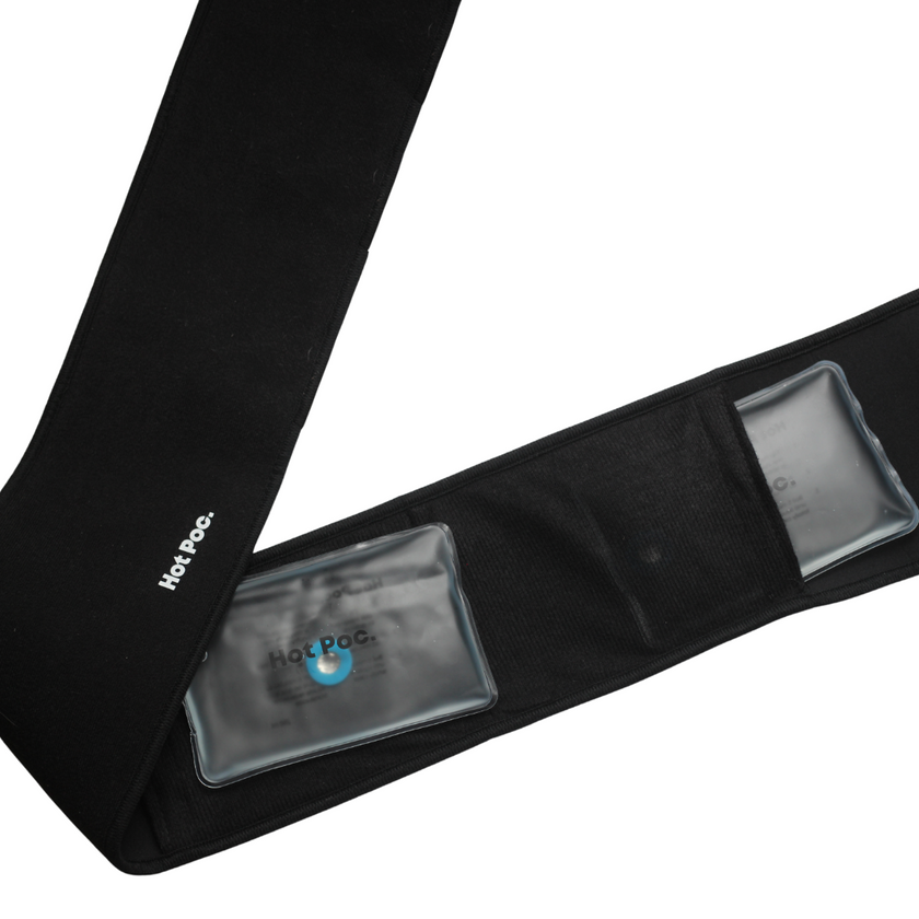 Adjustable Reusable Belt & 2-Pack Eco Reusable Heat Pack - Hot Poc medic