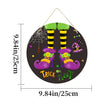 Imitation Wooden Doorplate Ghost Festival Haunted House Horror Atmosphere Decoration