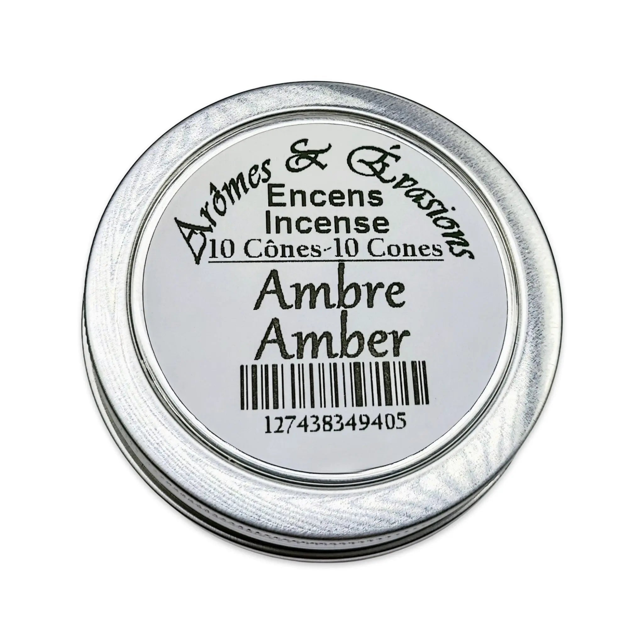 Incense Cones - Amber - 10 Cones