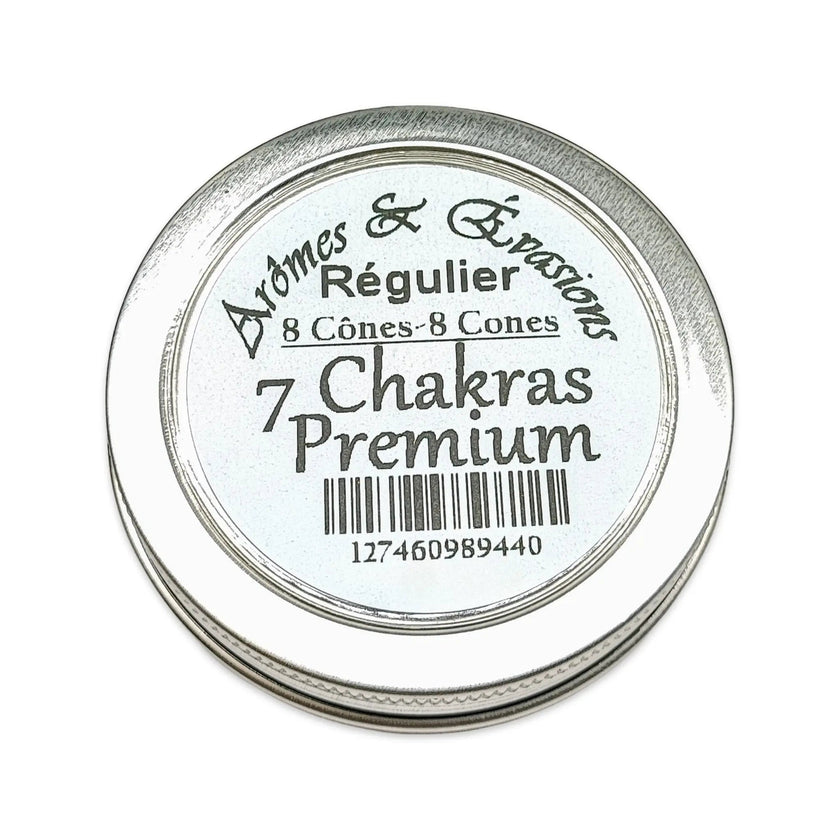 Incense Cones -Premium Collection 7 Chakras -8 Cones