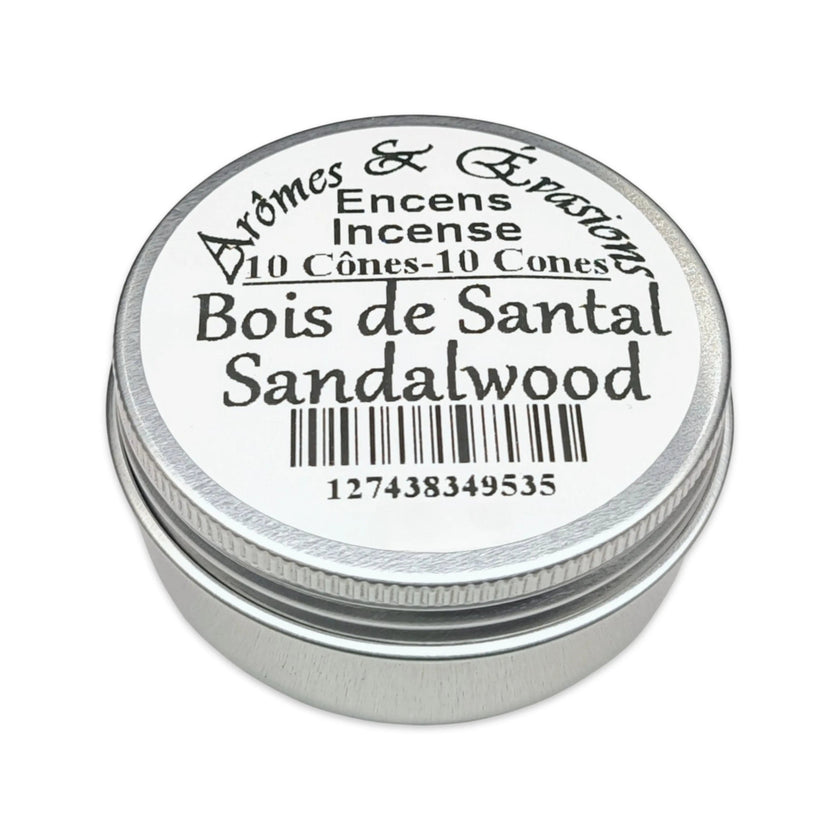 Incense Cones - Sandalwood - 10 Cones