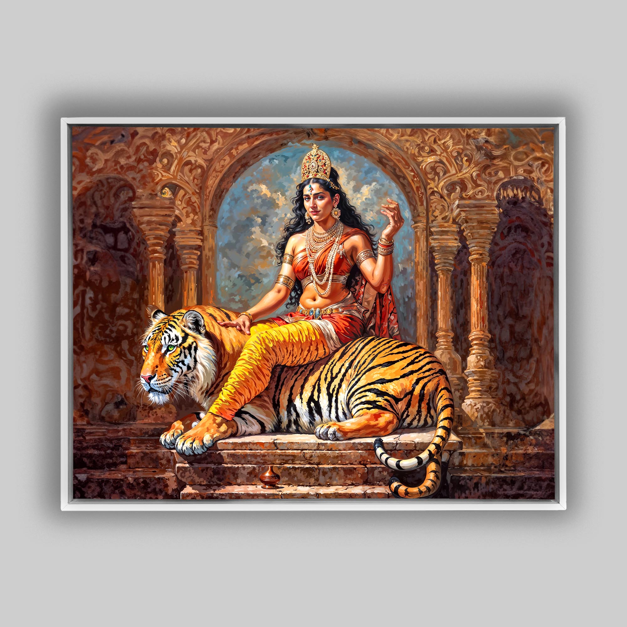 Wall Art -Parvati Canvas Print -Indian Art