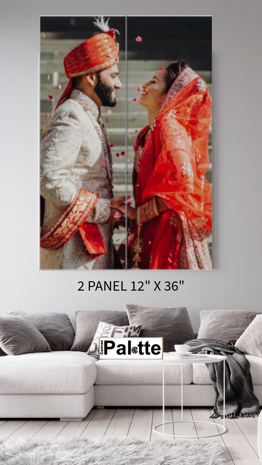 Split canvas prints 2 panels 12
