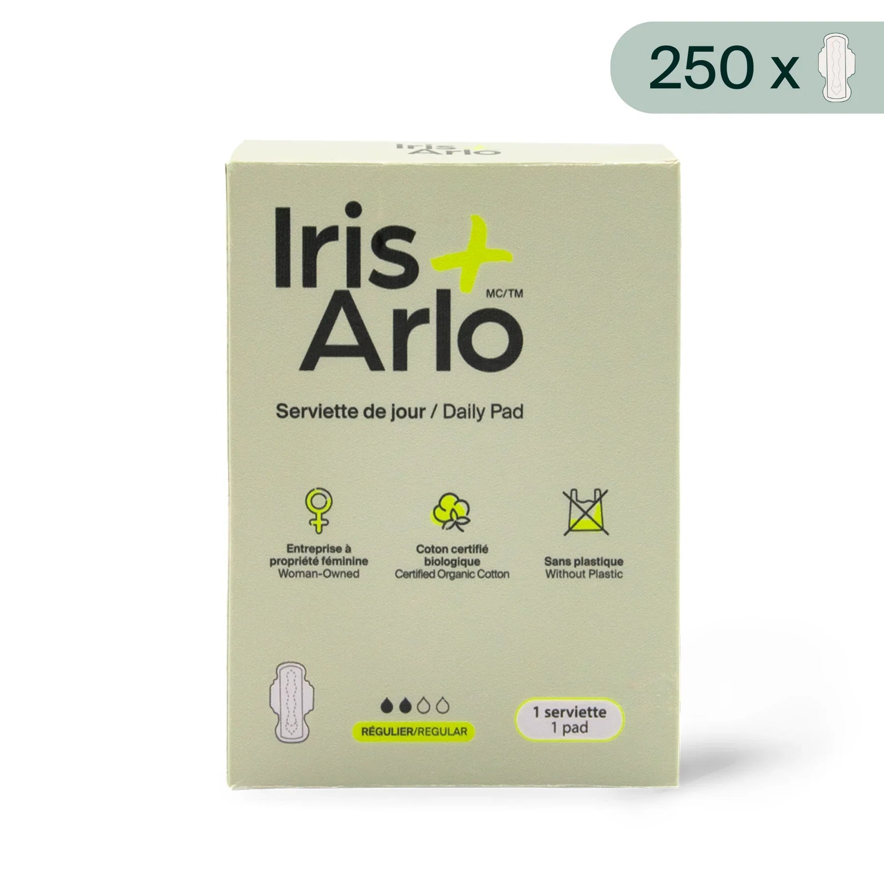 100% Organic Cotton Regular Pads