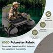 Inflatable Fishing Float Tube with Shoulder Straps and Storage for Angling