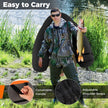 Inflatable Fishing Float Tube with Shoulder Straps and Storage for Angling
