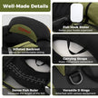 Inflatable Float Tube with Adjustable Fishing Rod Holder and Fish Hook Stator