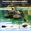 Inflatable Float Tube with Adjustable Fishing Rod Holder and Fish Hook Stator
