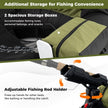 Inflatable Float Tube with Adjustable Fishing Rod Holder and Fish Hook Stator