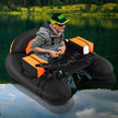 Inflatable Float Tube with Adjustable Fishing Rod Holder and Fish Hook Stator