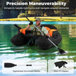 Inflatable Float Tube with Adjustable Fishing Rod Holder and Fish Hook Stator