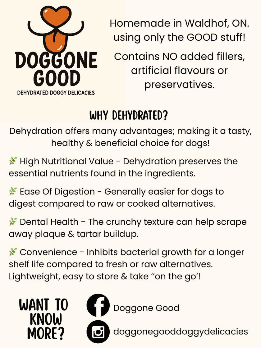 Dehydrated Doggy Treats - Nutty Buddies