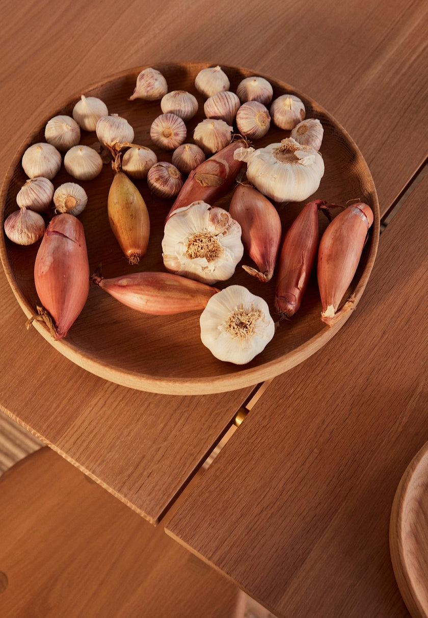 Inka Wood Tray Round - Large - Nature