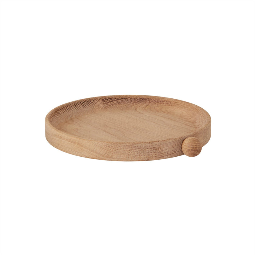Inka Wood Tray Round - Small - Nature
