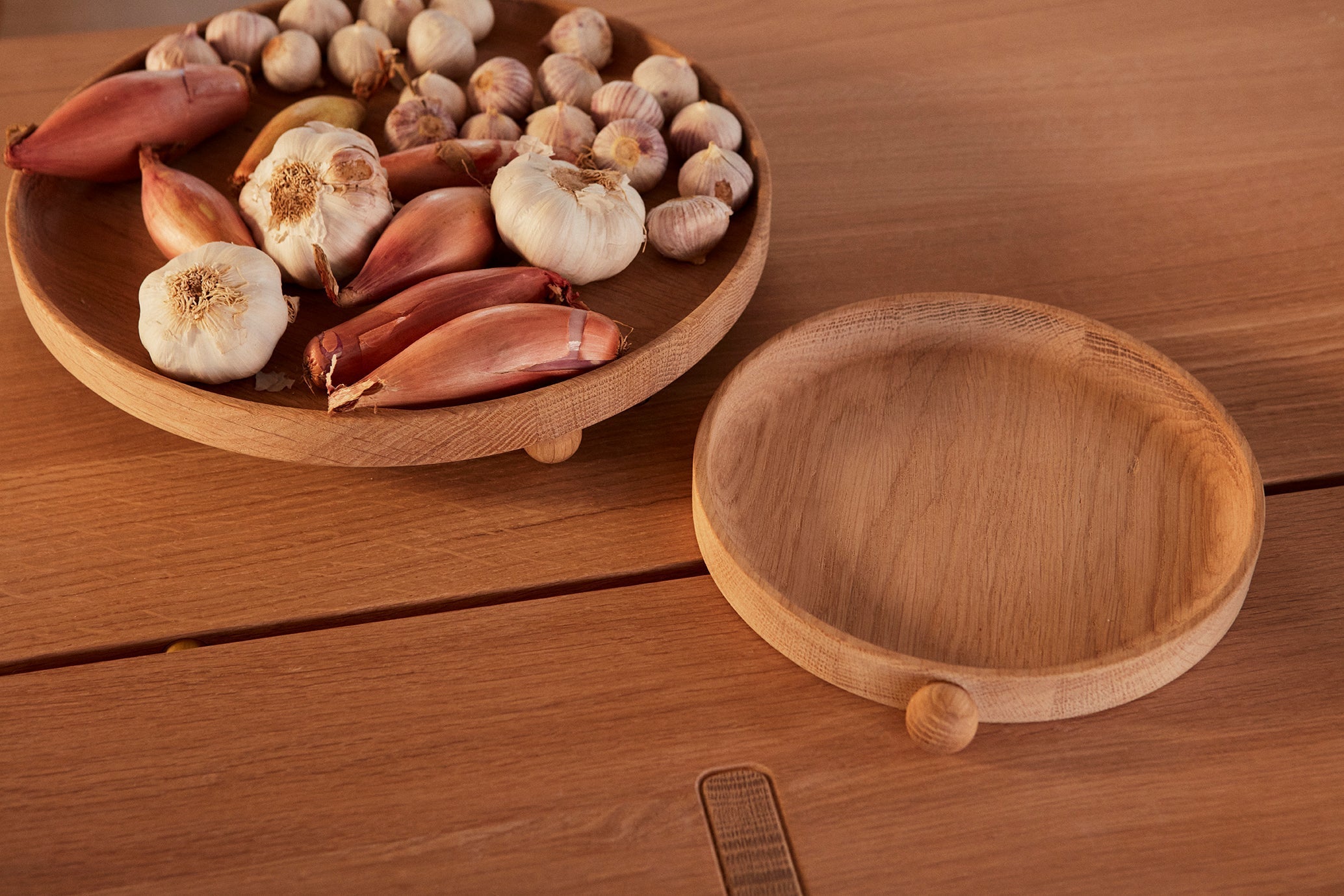 Inka Wood Tray Round - Small - Nature