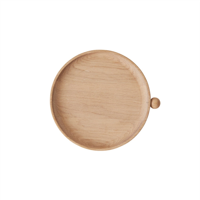 Inka Wood Tray Round - Small - Nature