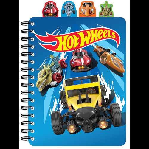 Inkology - Hot Wheels - 4 Tab Journal