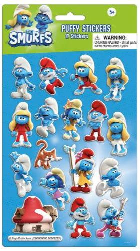 Inkology - Smurfs - Puffy Stickers