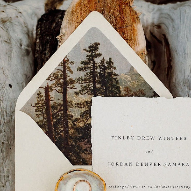 Fine Art Lined Envelopes (Woodland Collection)