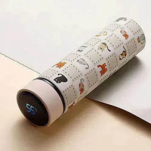 Intelligent temperature measuring mug