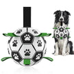 Interactive Dog Football Toy Soccer Ball with Grab Tabs – Inflatable Training Toy for Dogs