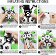 Interactive Dog Football Toy Soccer Ball with Grab Tabs – Inflatable Training Toy for Dogs