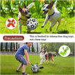 Interactive Dog Football Toy Soccer Ball with Grab Tabs – Inflatable Training Toy for Dogs