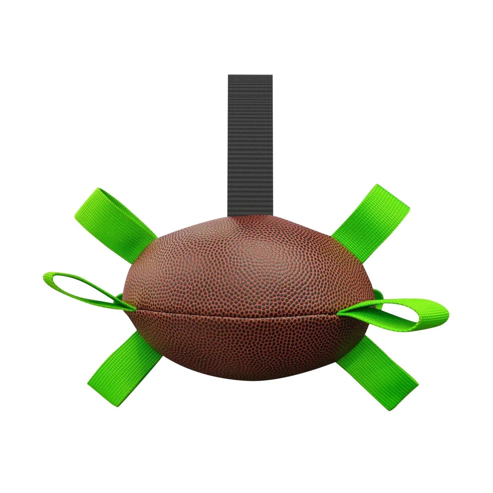 Interactive Dog Football Toy Soccer Ball with Grab Tabs – Inflatable Training Toy for Dogs