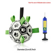 Interactive Dog Football Toy Soccer Ball with Grab Tabs – Inflatable Training Toy for Dogs