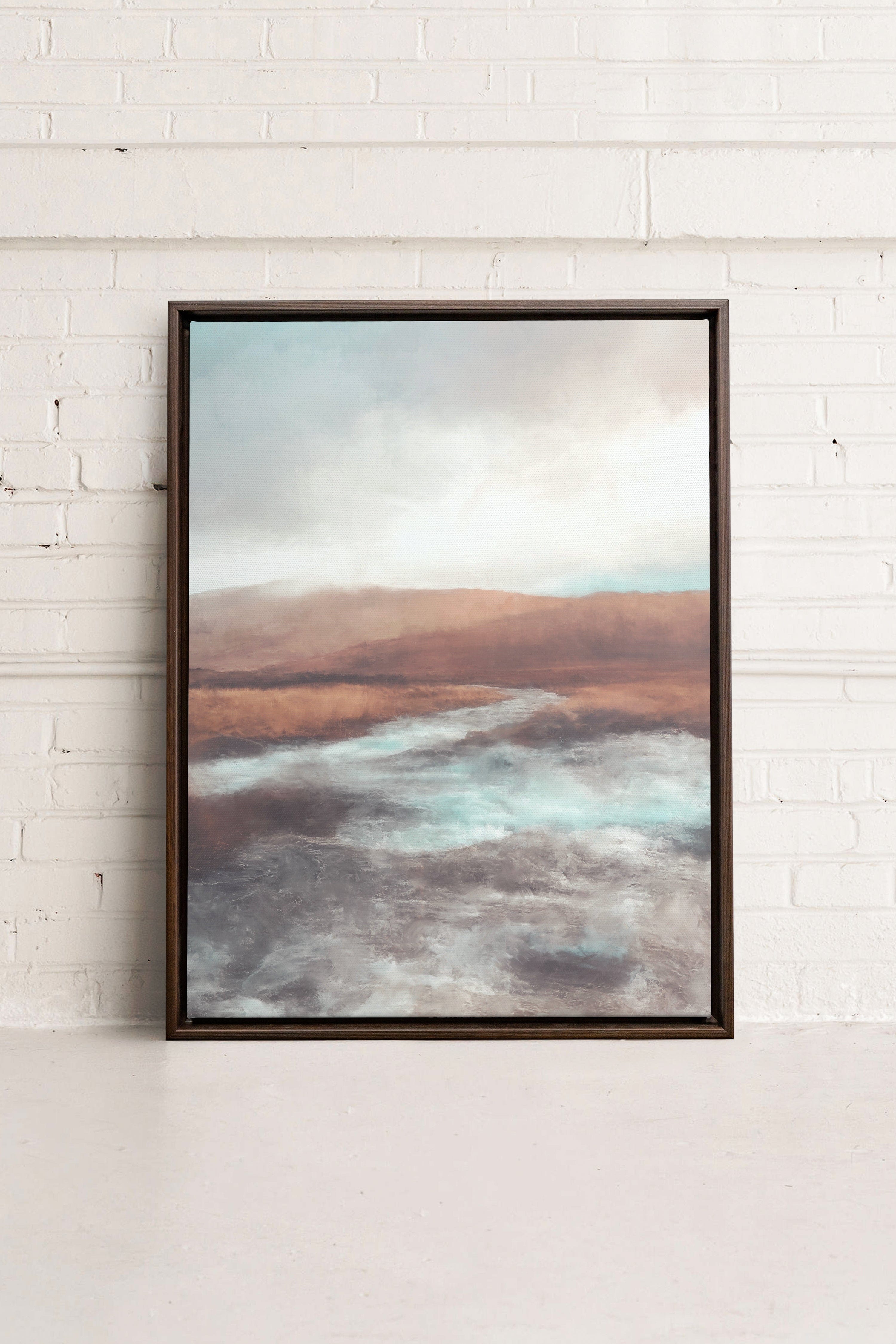 Intuition, Oeuvre sur toile étirée