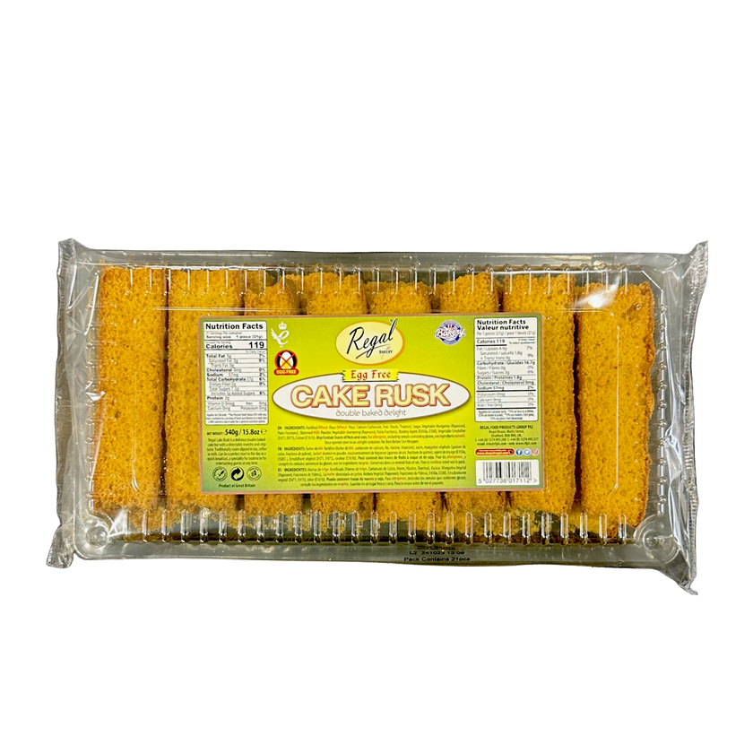 Regal Bakery Eggless Cake Rusk 630g