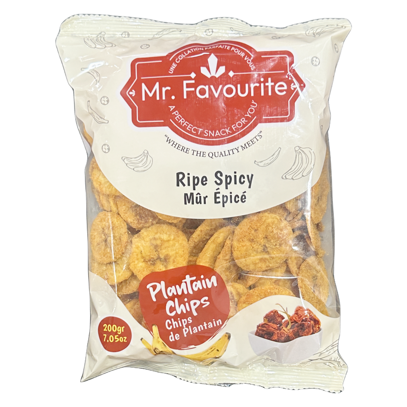 Mr.Favourite Plaintain Chips Ripe Spicy 200g