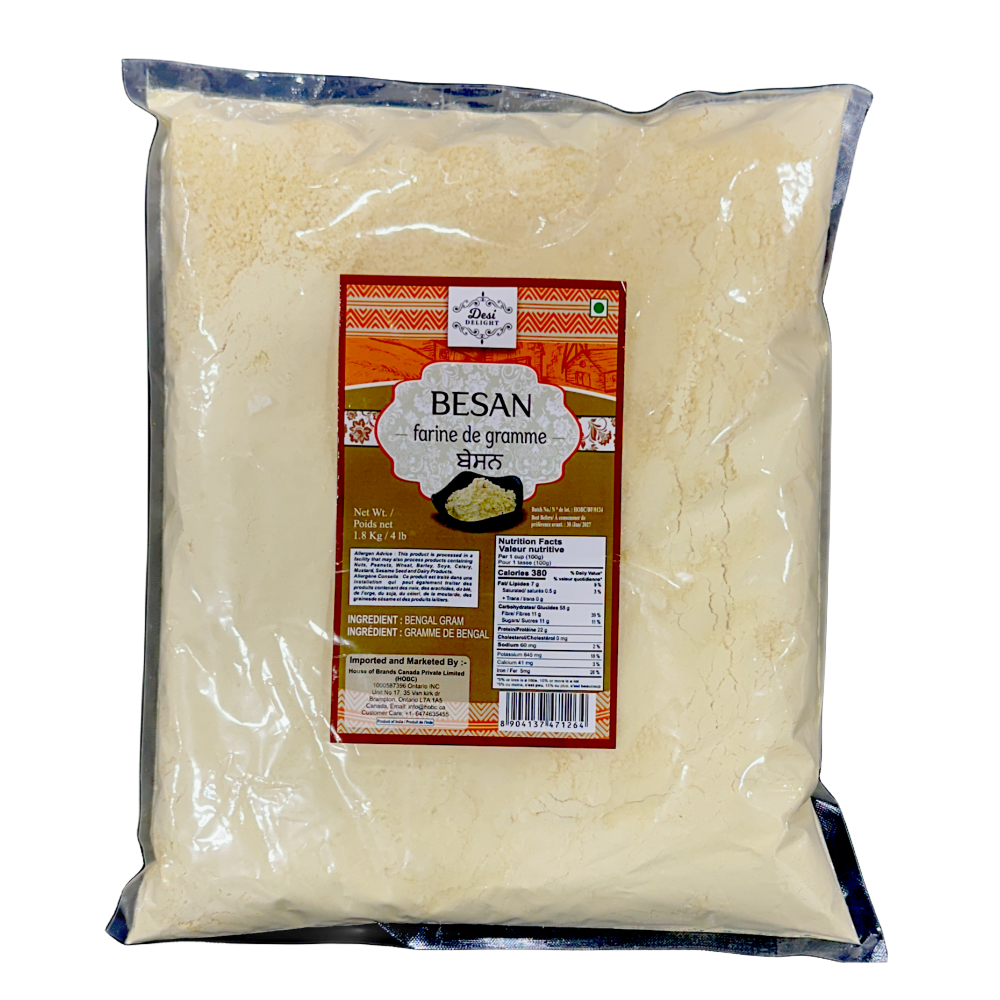 Desi Delight Besan 4lb