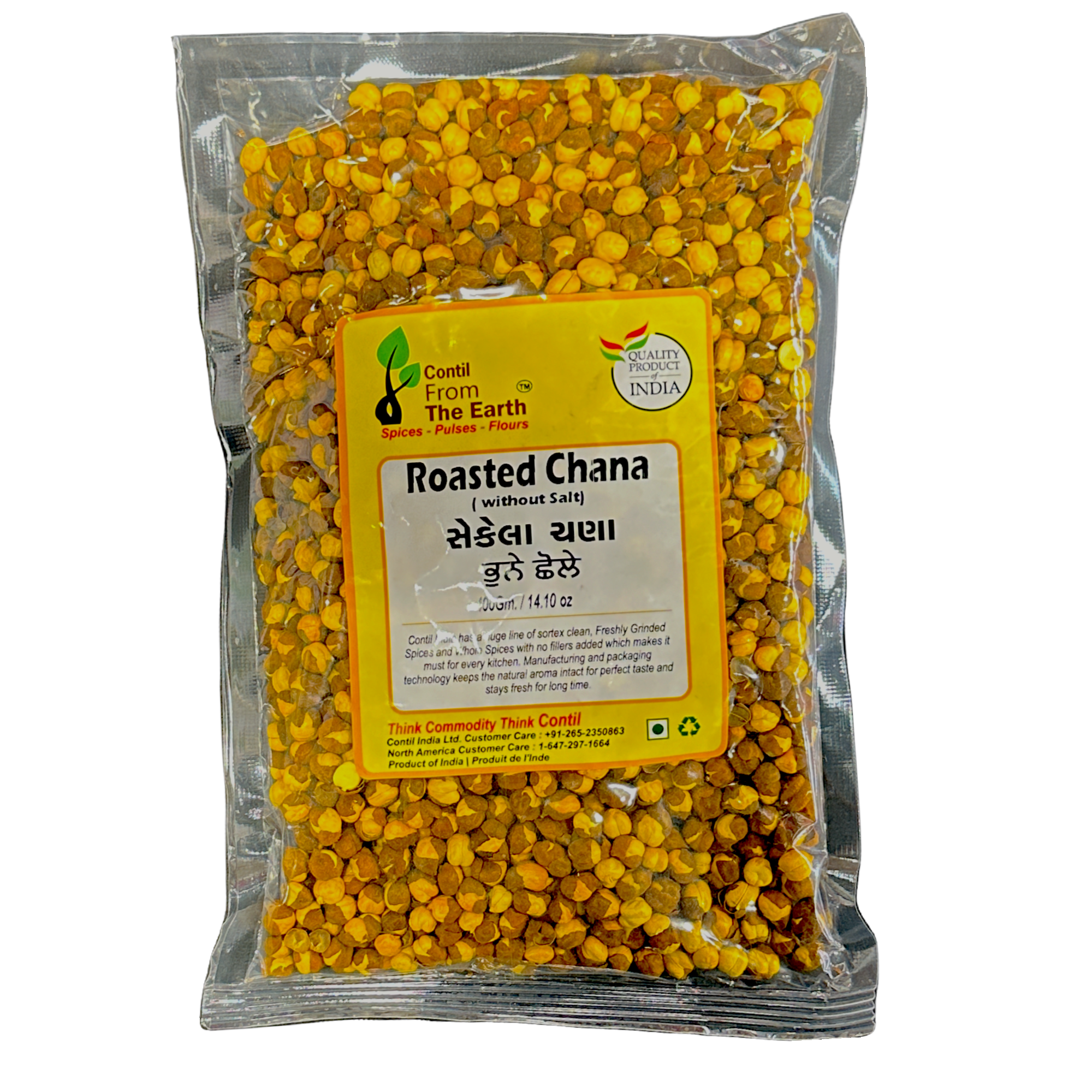 From The Earth Roasted Chana Plain 400g