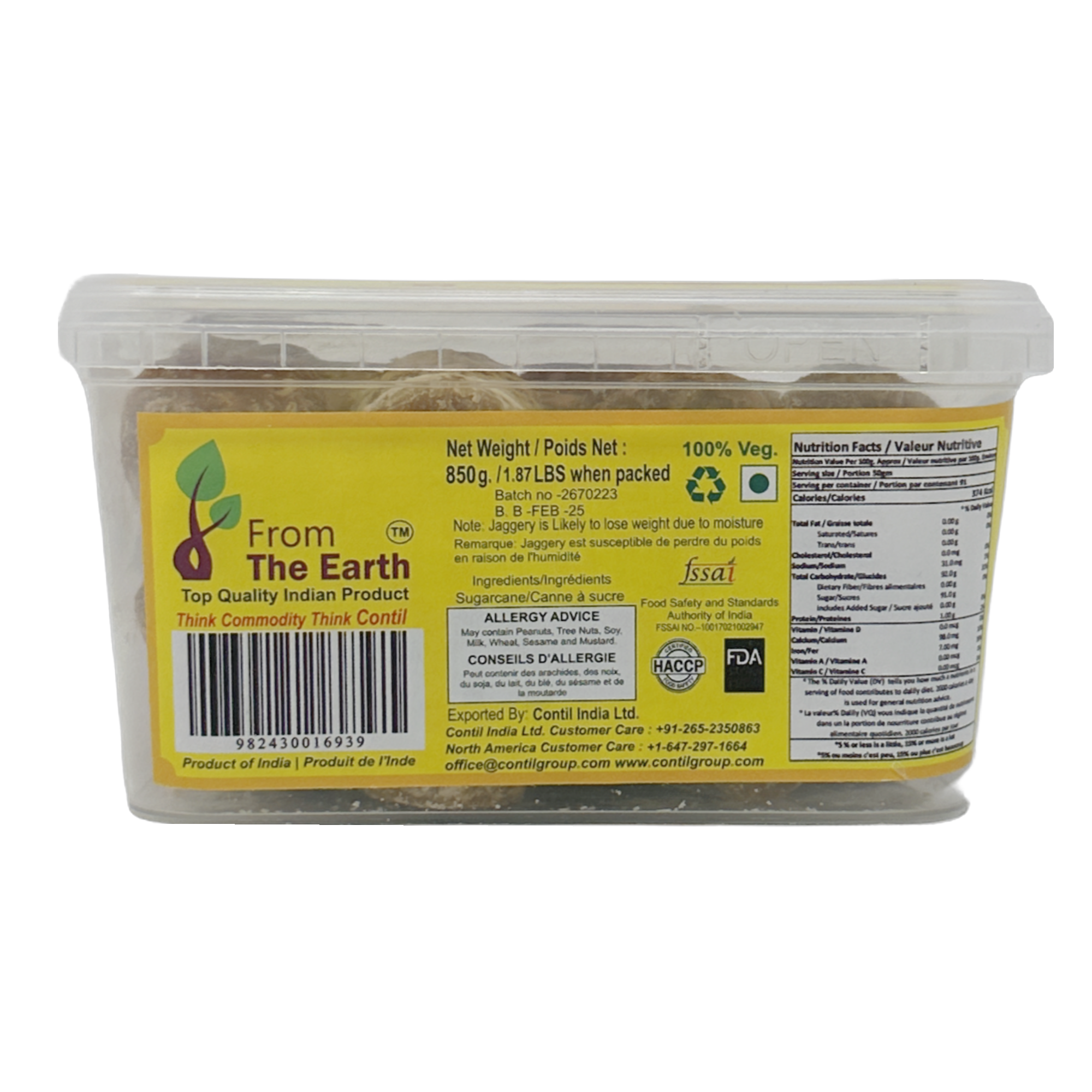 Contil Jaggery 850g
