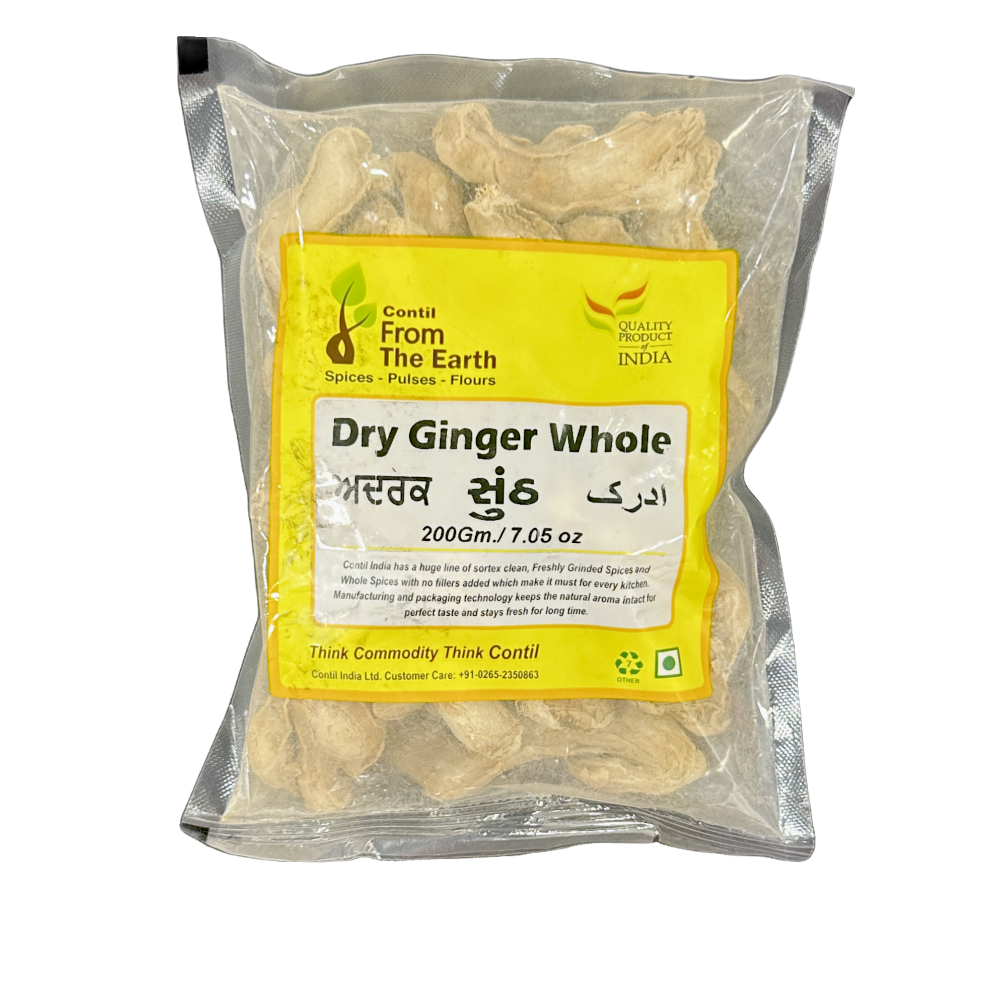 From The Earth Dry Ginger Whole 200g