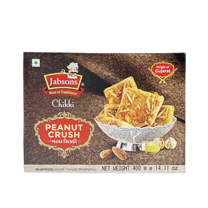 Jabsons Peanut Crush Mawa (Khoa) Chikki 400g
