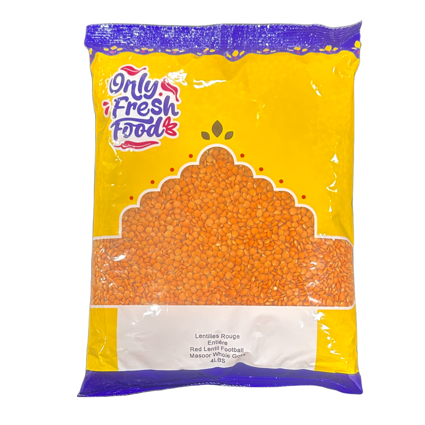 Only Fresh Food Masoor Whole Gota ( Red Lentil Footbal) 4lbs