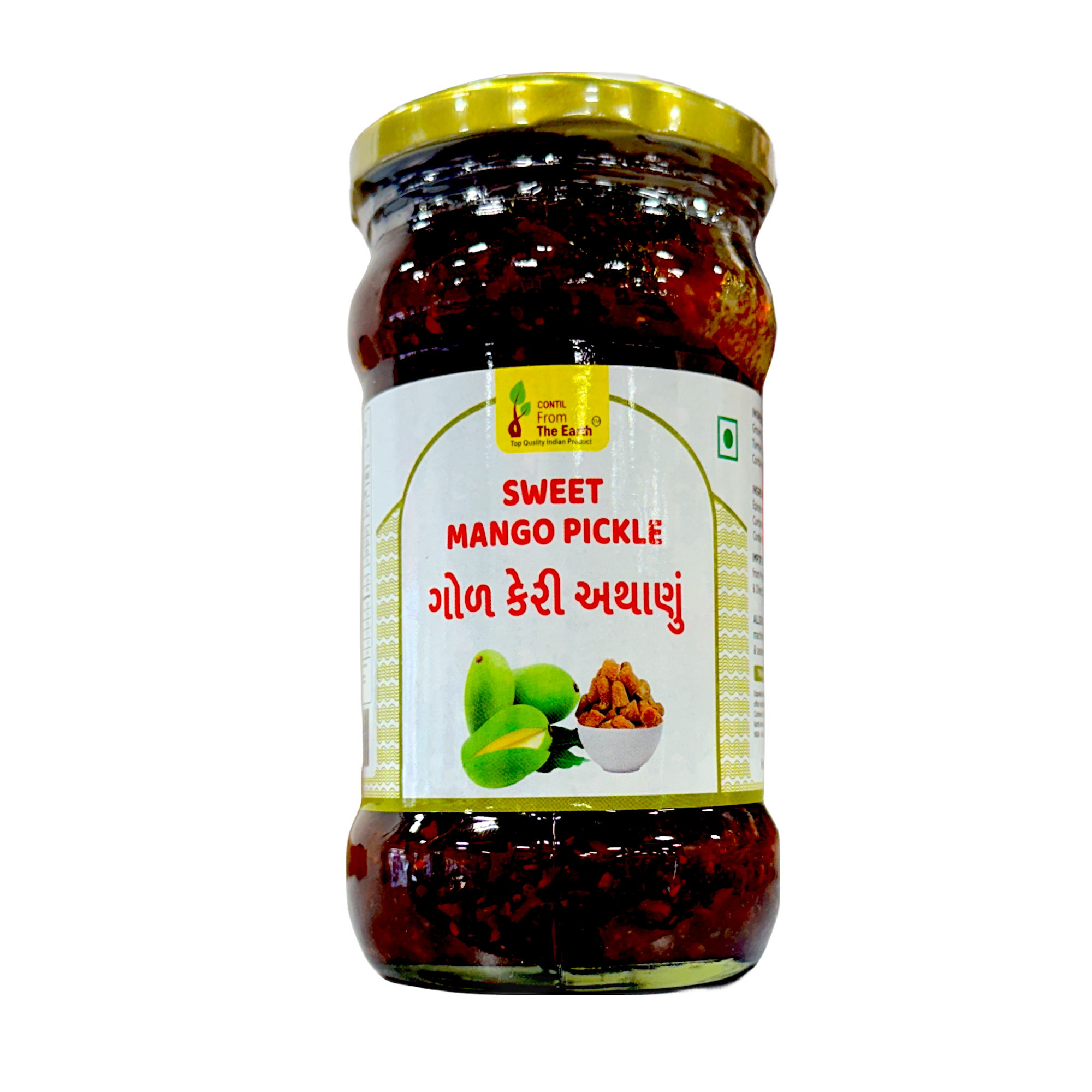 From The Earth Sweet Mango Pickle (Gor Keri Pickle) 360g