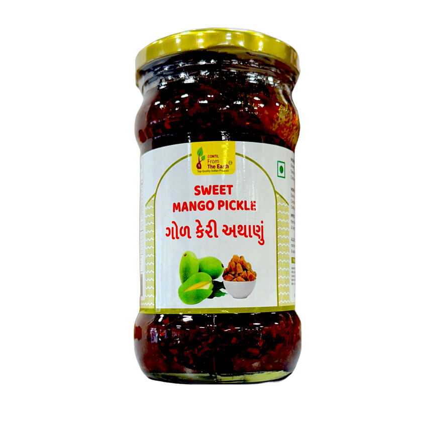 From The Earth Sweet Mango Pickle (Gor Keri Pickle) 360g