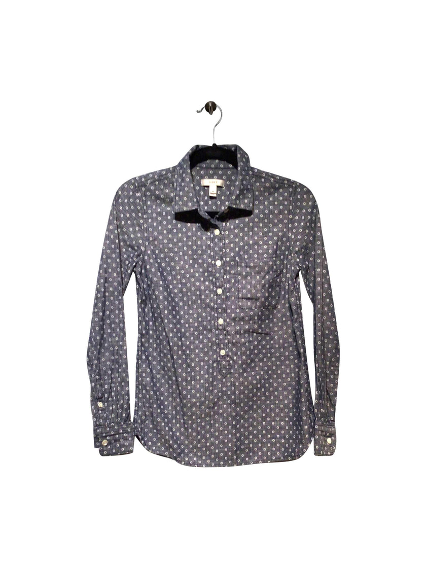 J. CREW Regular fit Button-down Top in Blue  -  0