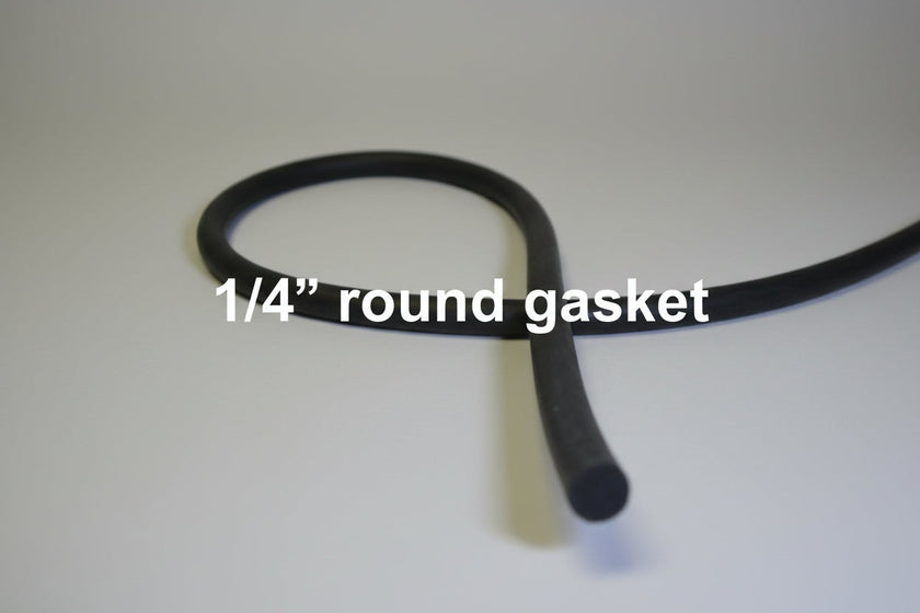 CNC - Sponge Gasket Round 6.35mm (1/4